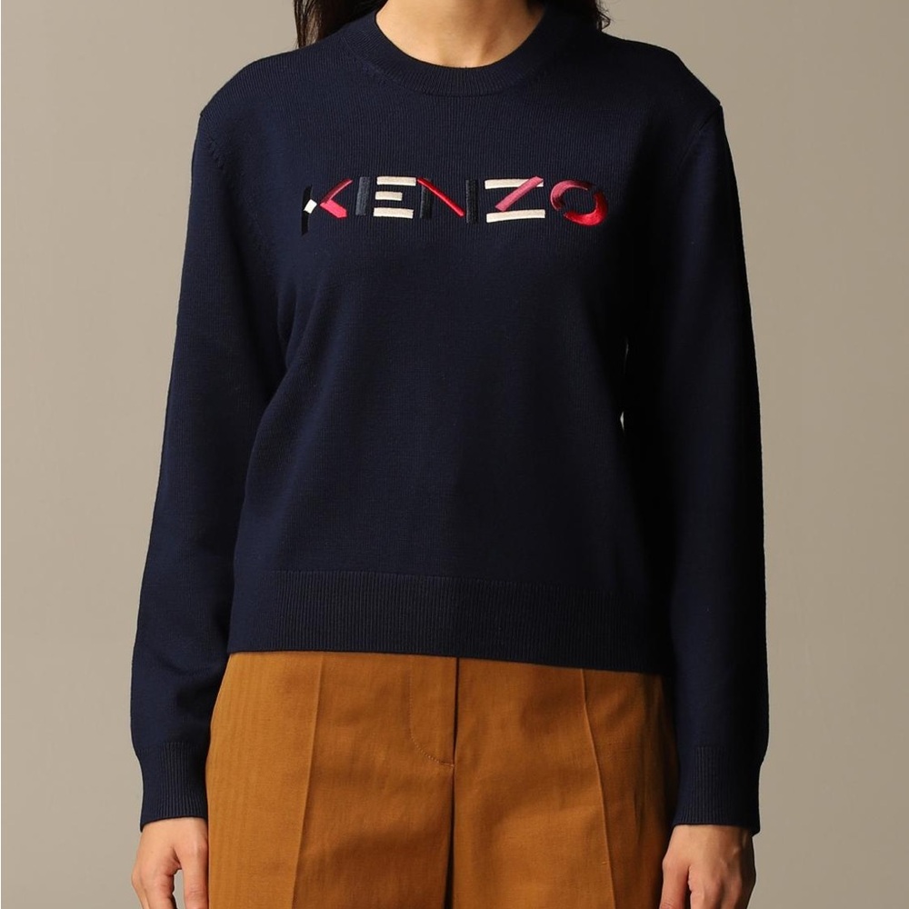 Kenzo Navy Crewneck Sweatshirt